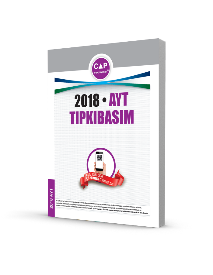 ÇAP YKS AYT TIPKI BASIM 2018
